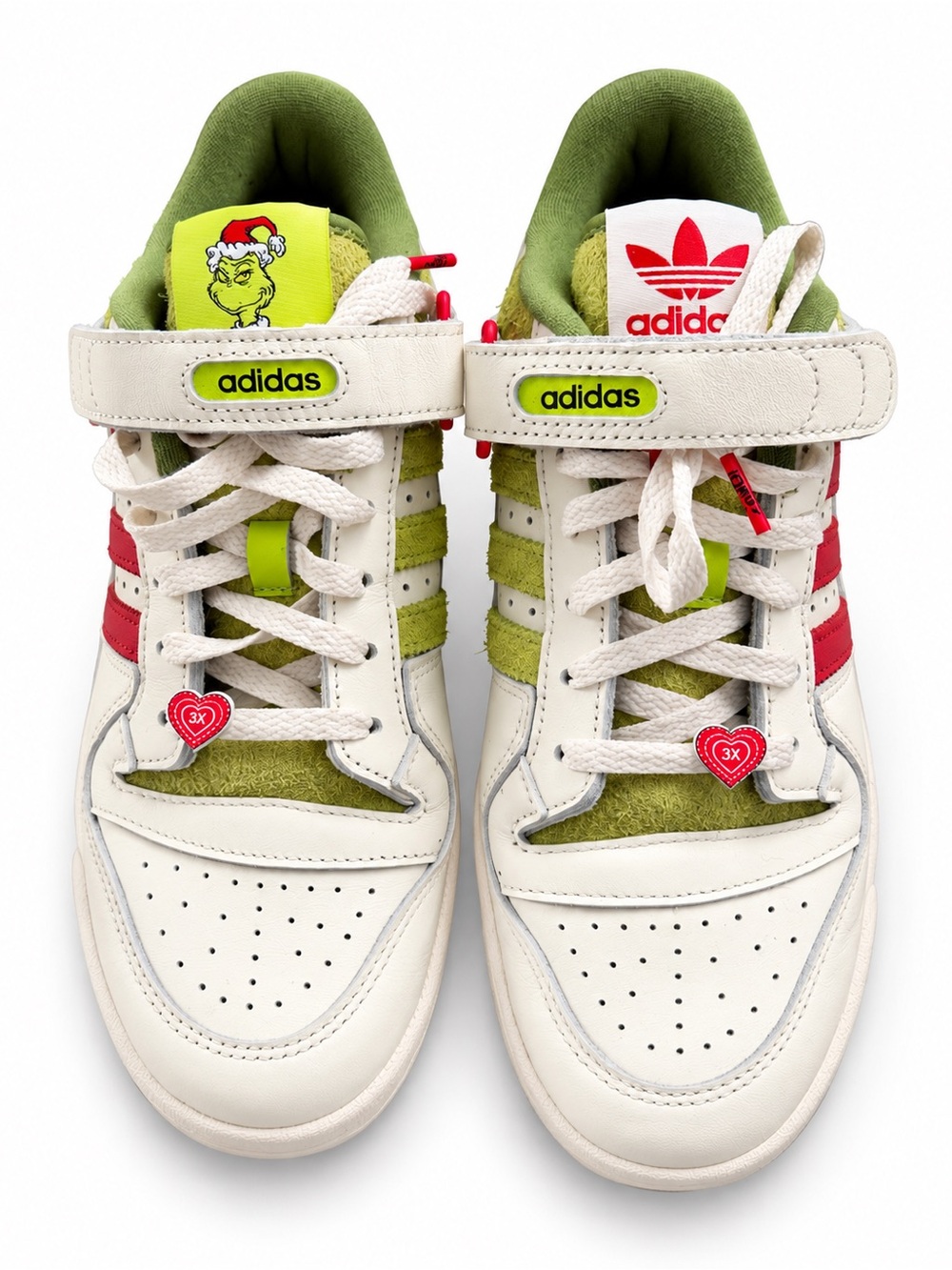 adidas Forum Low x The Grinch Cream White 10M - NWT Full Color